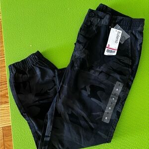 Black Camouflage Joggers
